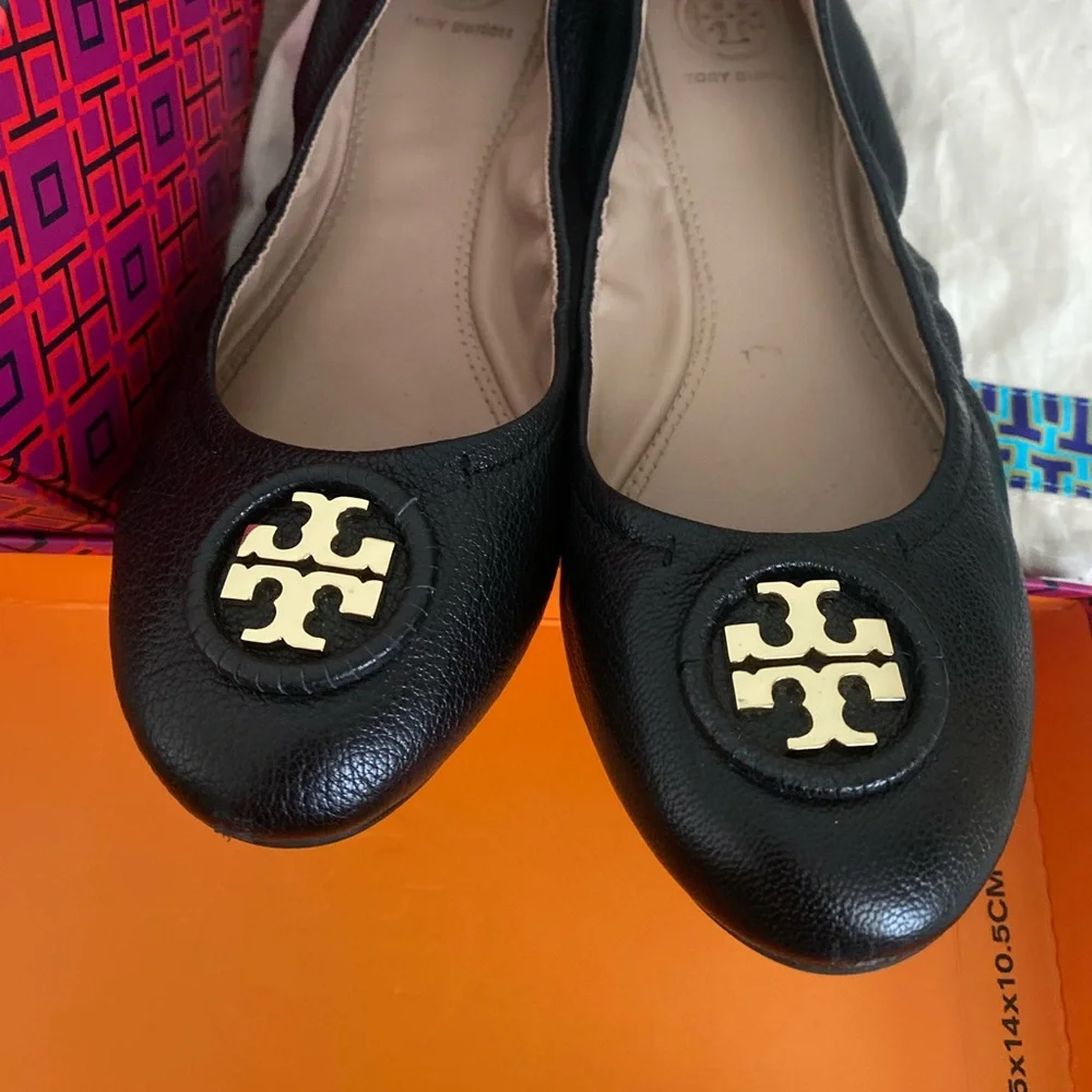 Tory Burch Reva Ballet Flat Shoes - Picture 2 of 9